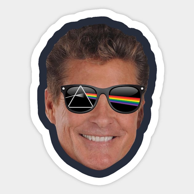 Dark Side Of Hasselhoff Baywatch Sticker by Rebus28